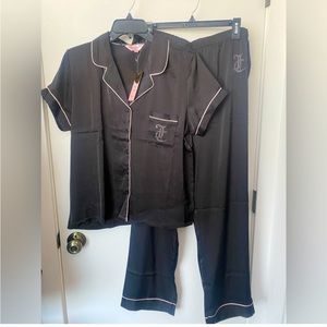 Juicy couture satin pajama set